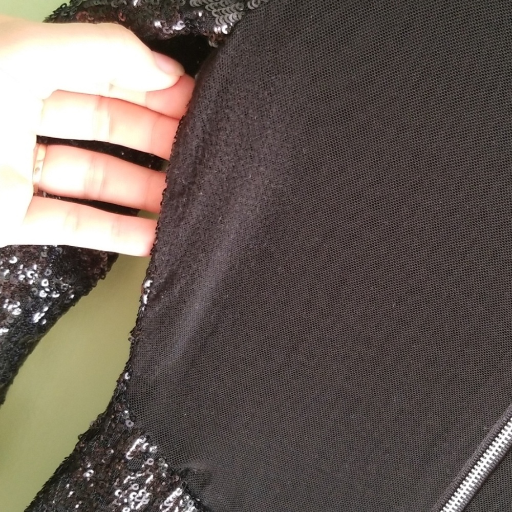 Alice + Olivia Sequin Mini Dress - Picture 5 of 8